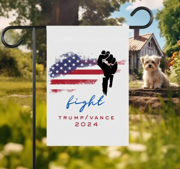 Trump Vance Flag, Trump Garden Flag, Trump 2024 Garden Flag, MAGA Garden Flag, Republican Yard Flags, Political Home Banner, Trump fight