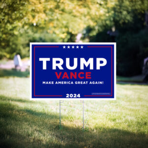 Trump Vance Logo Yard Sign 4 Trump Vance Logo Yard Sign