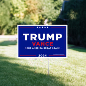 Trump Vance Logo Yard Sign 5 Trump Vance Logo Yard Signs