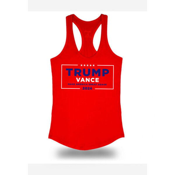 Trump Vance MAGA 2024 Red Tank Top Shirt