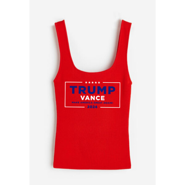 Trump Vance MAGA 2024 Red Tank Top Shirts