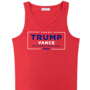 This is the MAGA Cut Off Hulk Hogan wore on stage! 12 Trump Vance MAGA 2024 Red Tank Tops