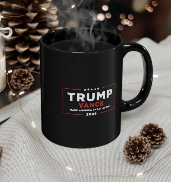 Trump Vance MAGA Black Mug