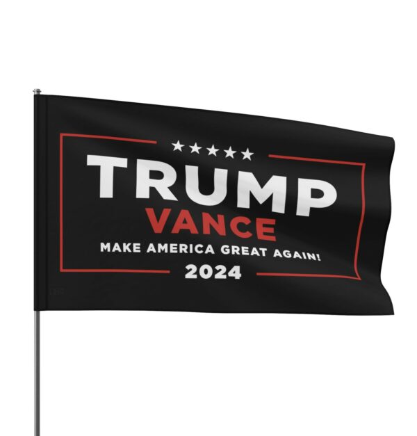 Trump Vance MAGA Flag Blacks