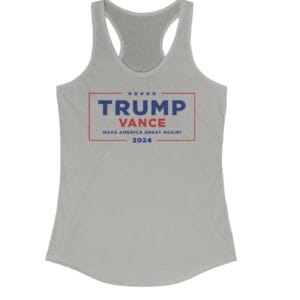 Trump Vance MAGA Women's Ideal Racerback Tank 13 Trump Vance MAGA Women's Ideal Racerback Tank Shirt