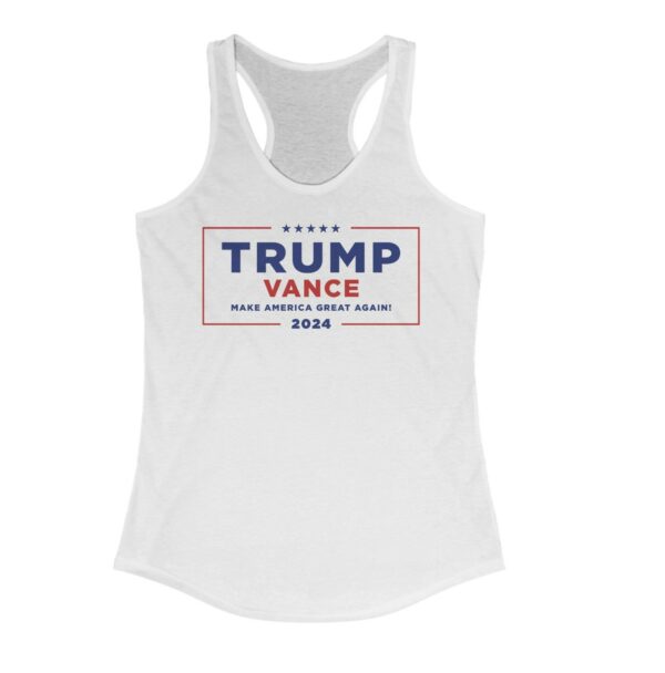 Trump Vance MAGA Women's Ideal Racerback Tank Shirts