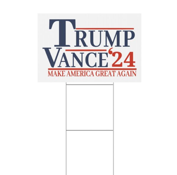 Trump Vance Make America Great Again 2024 Yard Sign us