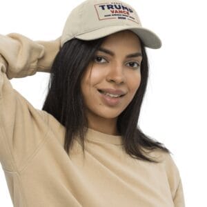Trump-Vance Make America Great Again Organic Baseball Cap 7 Trump-Vance Make America Great Again Organic Baseball Cap Usa