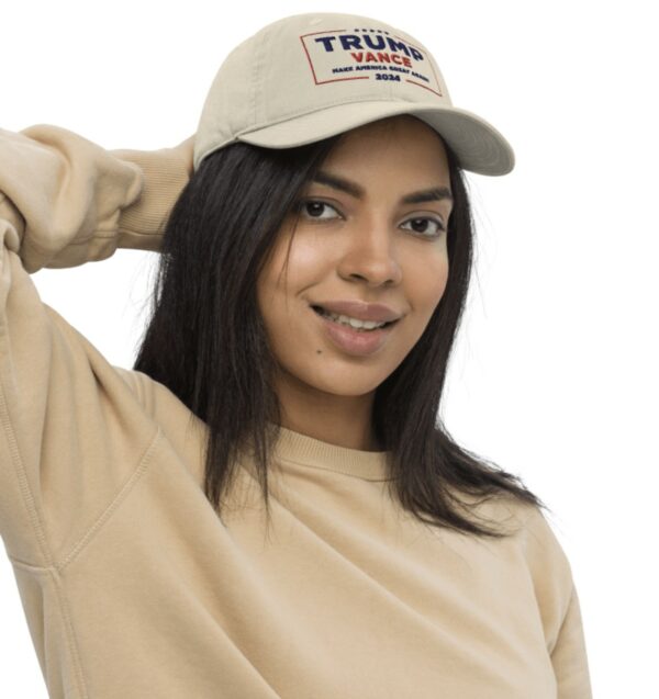 Trump-Vance Make America Great Again Organic Baseball Cap Usa