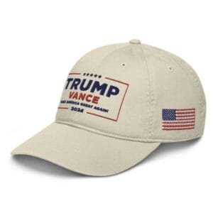Trump-Vance Make America Great Again Organic Baseball Cap 6 Trump-Vance Make America Great Again Organic Baseball Caps