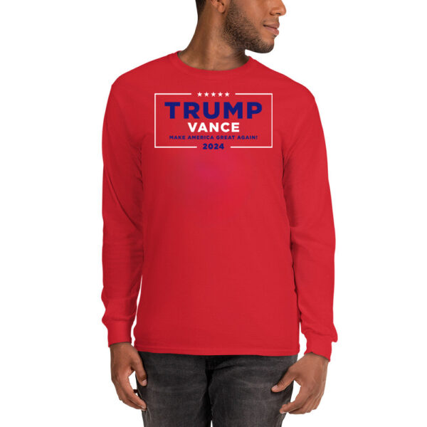 Trump Vance Make America Great Again Red Long Sleeve Shirts