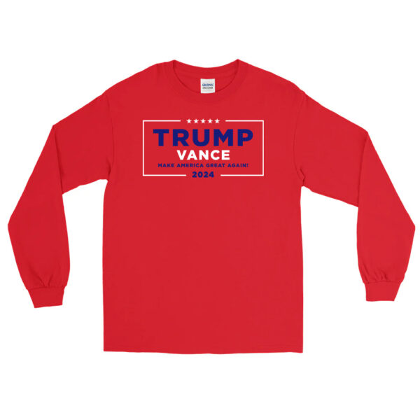 Trump Vance Make America Great Again Red Long Sleeve TShirt