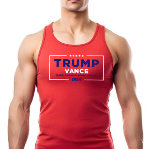 The first Trump - Vance T-Shirt 6 Trump Vance Make America Great Again Red Men's Tank Top Shirt