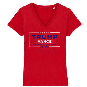 Trump Vance Make America Great Again Red V-Neck 5 Trump Vance Make America Great Again Red V-Necks Shirts
