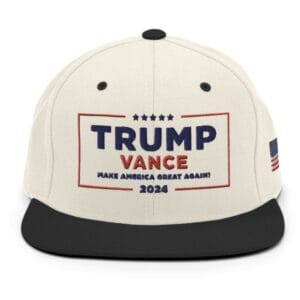 Trump-Vance Make America Great Again Snapback Hat 13 Trump-Vance Make America Great Again Snapback Hat