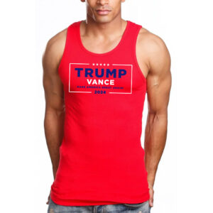This is the MAGA Cut Off Hulk Hogan wore on stage! 15 Trump Vance Red Tank Tops Shirt