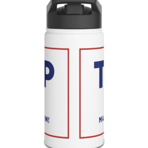 Trump Vance Stainless Steel Water Bottle, Standard Lid 12oz 6 Trump Vance Stainless Steel Water Bottle, Standard Lid 12oz Us