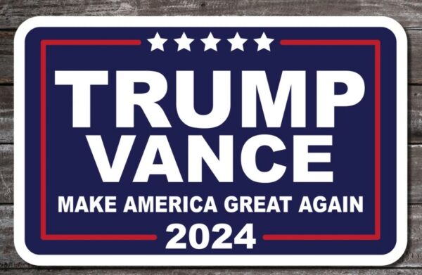 Trump Vance Sticker Decal Conservative Republican Trump