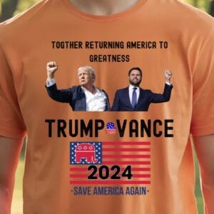 Trump and VP Unisex Softstyle T-Shirt, MAGA shirt, jd Vance, Trump & Vance, Trump VP pick, trump vance 2024, trump vance, election trump 242