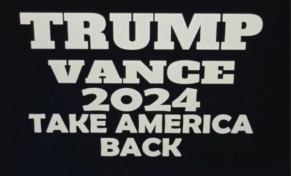 funny bumper stickers for cars Trucks Vinyl Window Decals Trump Vance 2024 USA.