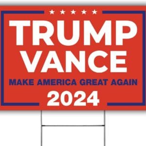Trump Vance 2024 Yard Sign 7 trump Vance 2024 Yard Sign