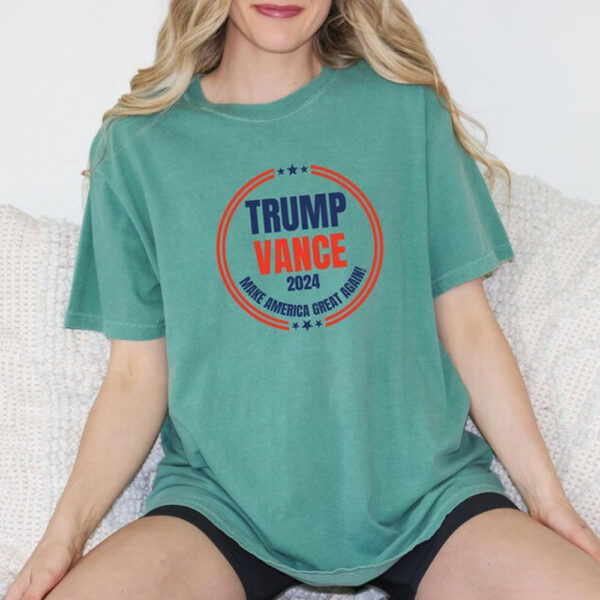 Official Comfort Colors Trump Vance 2024 T-Shirt, Vance Republican Shirt