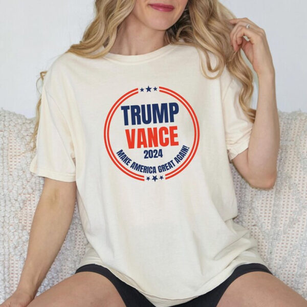 Official Comfort Colors Trump Vance 2024 T-Shirt, Vance Republican Shirt1