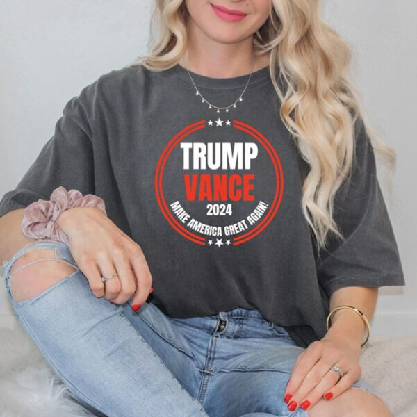 Official Comfort Colors Trump Vance 2024 T-Shirt, Vance Republican Shirt2