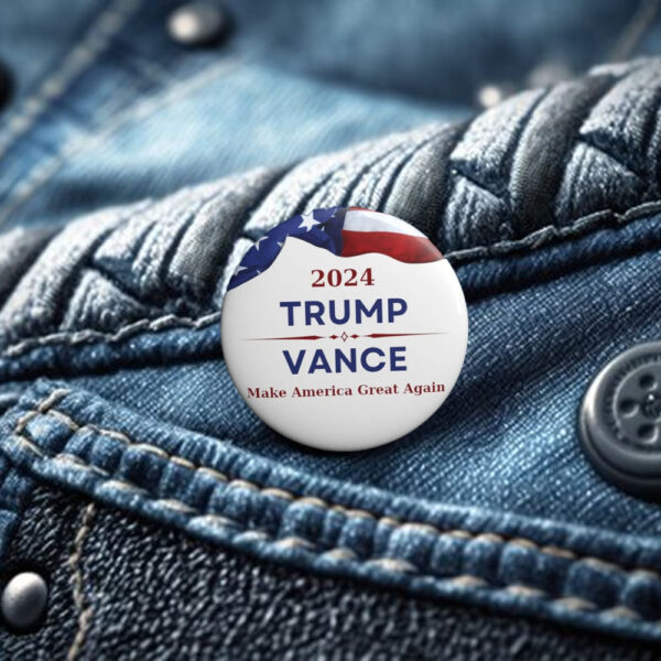 Official President Trump Pin Buttons,Trump Pin Buttons - 2024 Make American Great Again