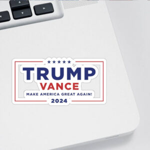 Official Trump Vance 2024: Make America Great Again Kiss-Cut Sticker 4 Official Trump Vance 2024 - Make America Great Again Kiss-Cut Sticker2