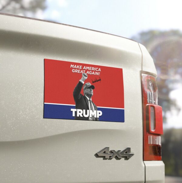 Signature TRUMP Make America Great Again Car Magnets US