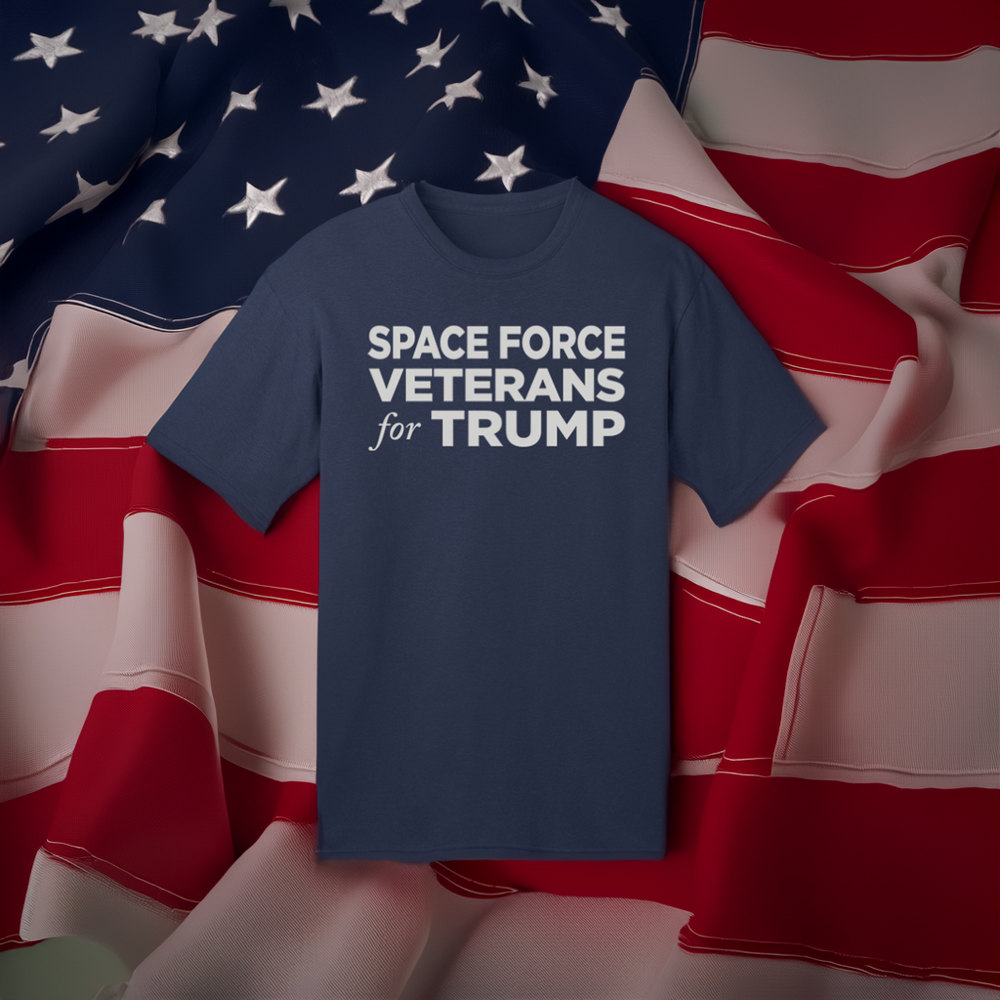 Space Force Veterans for Trump Navy T-Shirt 6 Space Force Veterans for Trump Navy T-Shirt US