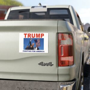 Trump Fighting for America Car Magnets 5 Trump Fighting for America Car Magnetss