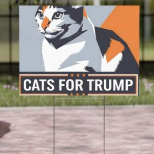 Cats For Trump Vance Yard Sign, Trump Vance Yard Sign, Republican Garden Sign, President Election 2024, Political Lawn Sign 4 Cats For Trump Vance Yard Sign, Trump Vance Yard Sign, Republican Garden Sign, President Election 2024, Political Lawn Sign1