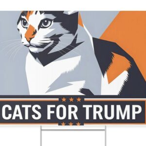 Cats For Trump Vance Yard Sign, Trump Vance Yard Sign, Republican Garden Sign, President Election 2024, Political Lawn Sign 5 Cats For Trump Vance Yard Sign, Trump Vance Yard Sign, Republican Garden Sign, President Election 2024, Political Lawn Sign2
