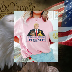 Cats and Ducks for Trump Shirt, Donald Trump 2024 Shirt 7 Cats and Ducks for Trump Shirt, Donald Trump 2024 Shirt