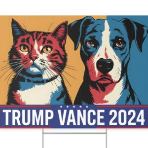Dogs And Cats For Trump Vance Yard Sign, Trump Vance Yard Sign, Republican Garden Sign, President Election 2024, Political Lawn Sign 5 Dogs And Cats For Trump Vance Yard Sign, Trump Vance Yard Sign, Republican Garden Sign, President Election 2024, Political Lawn Sign2