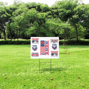 Donald Trump 2024 Slogans Yard Sign 6 Donald Trump 2024 Slogans Yard Sign-I'll Be Back