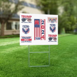 Donald Trump 2024 Slogans Yard Sign 5 Donald Trump 2024 Slogans Yard Sign-Keep America Great