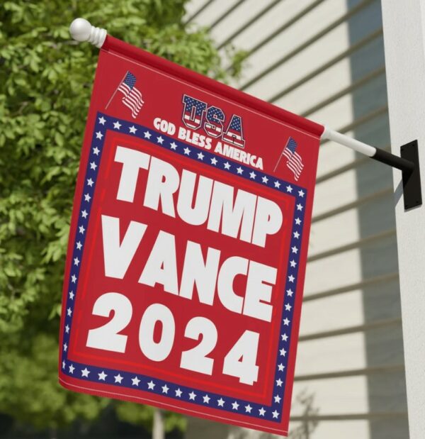 Garden Flag, House Flag, Trump Vance Flag, Trump Flag, Vance Flag, Flags, Flag, Flag for house, Flag for Garden, Trump House Flag1