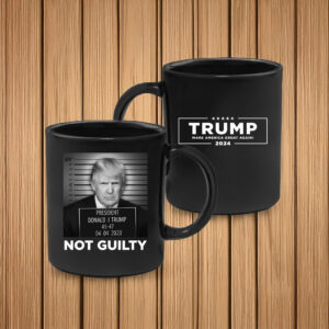 Official Trump Mugshot Black Coffee Mug 4 Official Trump Mugshot Black Coffee Mug