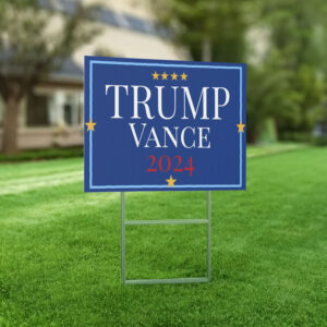 TRUMP Vance 2024 Plastic Yard Sign 7 TRUMP Vance 2024 Plastic Yard Sign 3