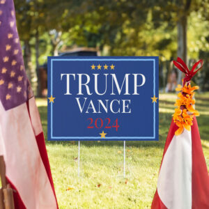 TRUMP Vance 2024 Plastic Yard Sign 6 TRUMP Vance 2024 Plastic Yard Sign 4