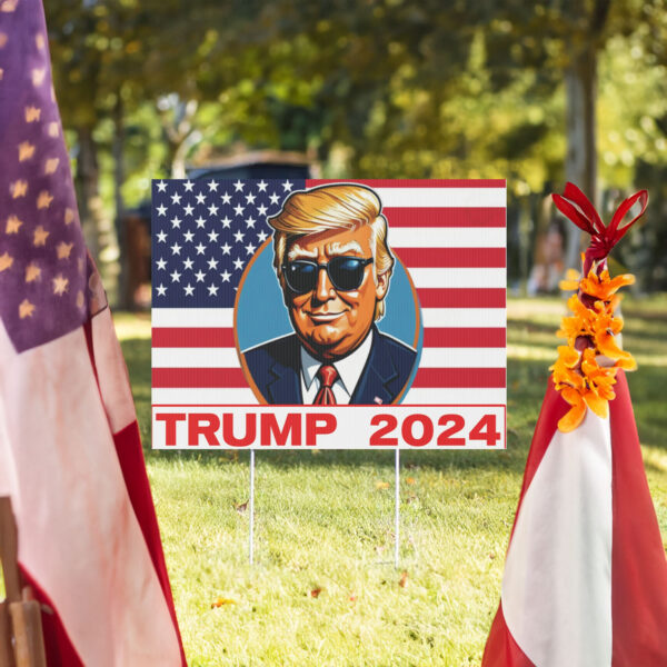 Trump 2024 Campaign Sign, Political Yard Sign, Republican Decor