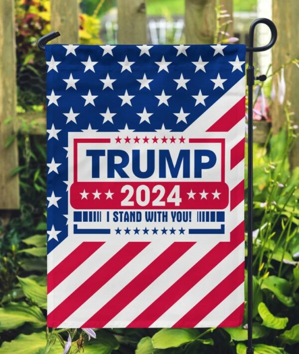 Trump 2024 Garden Flag, Make America Great, President Trump Gift For Home, Conservative Yard Sign, Maga Garden Sign, Donald Trump Banner1