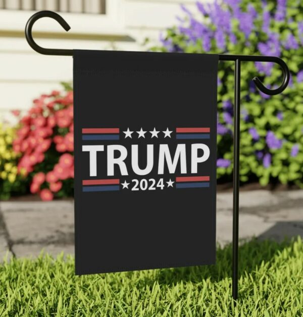 Trump 2024 Garden & House Banner, Vote 4 Trump, Trump Gifts, Trump Supporter, Republican, Conservative Banner, Patriotic Banner, President2