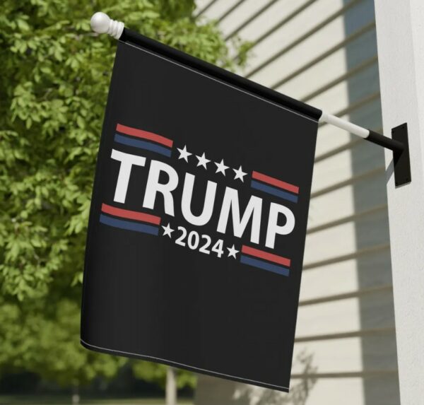 Trump 2024 Garden & House Banner, Vote 4 Trump, Trump Gifts, Trump Supporter, Republican, Conservative Banner, Patriotic Banner, President3