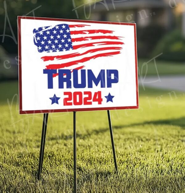 Trump 2024 & Vance Senate Yard Sign 18x24 Printable Yard Sign Pro-Trump Digital Download1