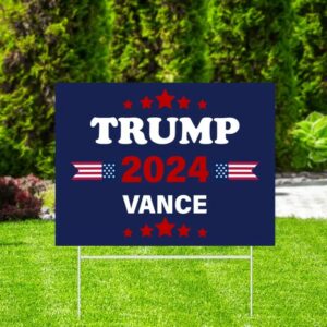Trump 2024 Vance Yard Sign, Trump Sign, Patriotic Yard Sign, Republican Gift, Donald Trump 2024, Political Lawn Sign, Yard Sign, MAGA 5 Trump 2024 Vance Yard Sign, Trump Sign, Patriotic Yard Sign, Republican Gift, Donald Trump 2024, Political Lawn Sign, Yard Sign, MAGA1