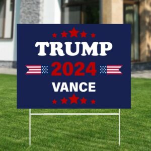 Trump 2024 Vance Yard Sign, Trump Sign, Patriotic Yard Sign, Republican Gift, Donald Trump 2024, Political Lawn Sign, Yard Sign, MAGA 6 Trump 2024 Vance Yard Sign, Trump Sign, Patriotic Yard Sign, Republican Gift, Donald Trump 2024, Political Lawn Sign, Yard Sign, MAGA2